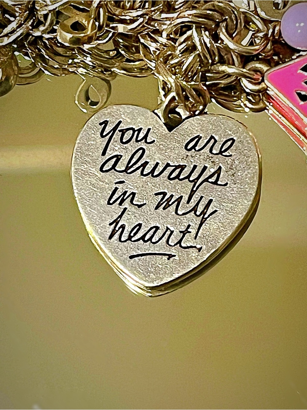 James Avery You Are Always In My Heart Sterling Silver Charm